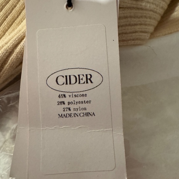 Cider Rib Cross Halter Top NEW WITH TAGS Size XS - Picture 5 of 7